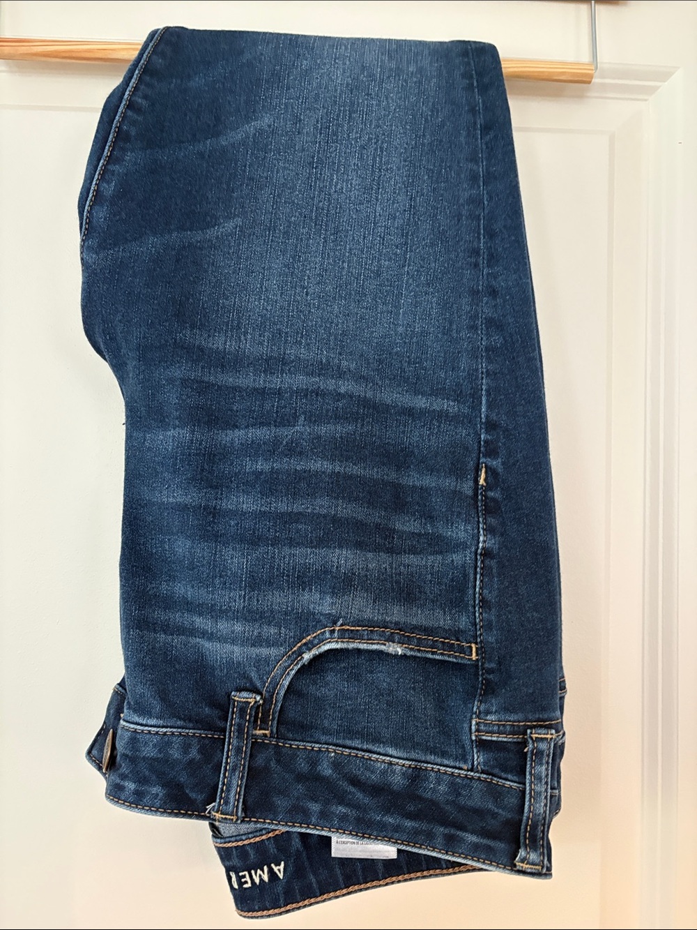 American Eagle Womens Dark Blue Denim Jeans jeggings